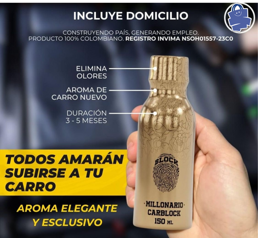 Carblock perfume PREMIUM para autos